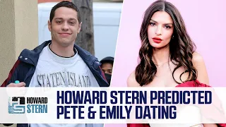 Howard Predicted Pete Davidson and Emily Ratajkowski Would Date