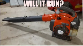 WILL IT RUN: Leaf Blower Has Low Compression.