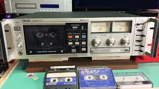 Дека Teac C-1. Запись на Sony UX-Pro и Basf Ferrochrom III.