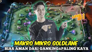 BEGINI TERNYATA!!! Cara Main Goldlane 2023 | Tutorial Menjadi Goldlane Kaya Raya+Menang Mekanik