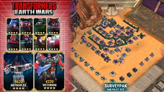 Transformers Earth Wars: Optimus Rush Vs. Surveypak (One Pilot 領軍)