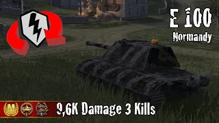 E 100  |  9,6K Damage 3 Kills  |  WoT Blitz Replays