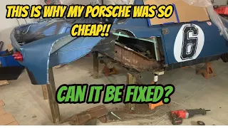 Porsche 914 "Hell Hole" repairs Part 1