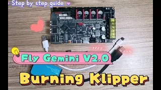 Guide: Mellow FLY Gemini installing Klipper Step by Step Guide for 3D Printing beginners