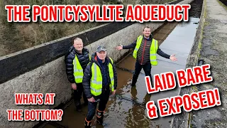 The Pontcysyllte Aqueduct Drained & Exposed - The Secrets down below