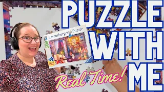 Puzzle With Me! // Real Time Puzzling & Chit Chat // Ravensburger Cozy Bathroom