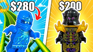 Most EXPENSIVE LEGO Ninjago Minifigures from EVERY Season...