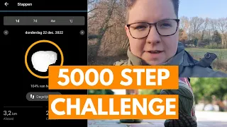 I challenged myself to walk 5000 steps every day for 7 days