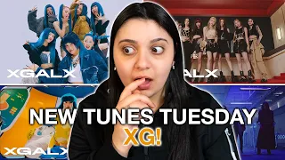 DISCOVERING XG - Tippy Toes, MASCARA, SHOOTING STAR, LEFT RIGHT M/V's | REACTION!!