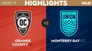 7.1.2023 | Orange County SC vs. Monterey Bay F.C. - Game Highlights