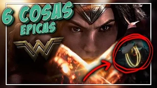 6 cosas epicas que no viste en WONDER WOMAN COMIC-CON TRAILER | Curiosidades, easter eggs y datos