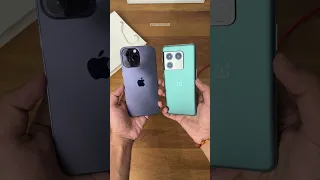 iPhone 14 Pro Max vs OnePlus 10 Pro 🥵 #shorts