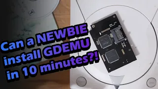 Can A Total Newbie Mod His Dreamcast In Under 10 Minutes? A GDEMU Install!