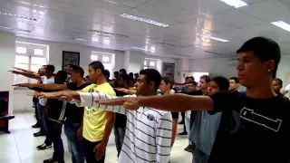 JURAMENTO DOS JOVENS DISPENSADOS DO SERVIÇO MILITAR EM SANTA MARIA MADALENA RJ 2015