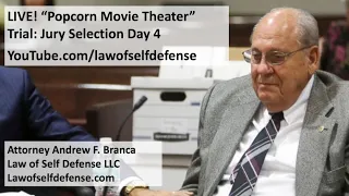 LIVE! "Popcorn Murder Trial: Jury Selection