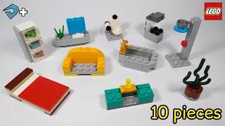 LEGO furniture - 10 PIECES - EASY