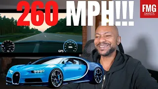 What 260 MPH On the on Autobahn In A Bugatti Chiron Looks Like In Real Time! REACTION