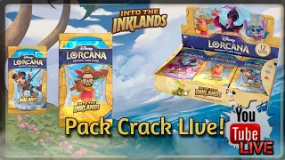 🔴LIVE - Crack Pack Live! - Lorcana Ink Lands - Booster Box Opening