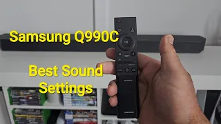 Q990C | Best Sound Settings....and does the sound LAG?