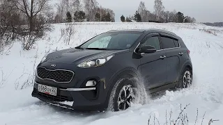 Тест-драйв Kia Sportage на бездорожье – off-road испытание зимой