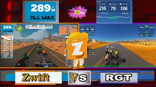 Zwift vs Rgt vs TTS4 - Two's Company, Three's a Pack!