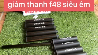 Giảm thanh f48 cho condor và fx giá rẻ - giảm thanh siêu êm - giá chỉ 500k