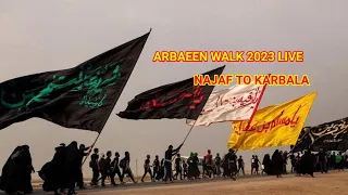 ARBAEEN WALK 2023 | Najaf se karbala Paidal safar | @mahedihasandesigner