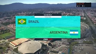 Pes 2018 Demo Brazil vs Argentina Full Gameplay PS4 1080p HD