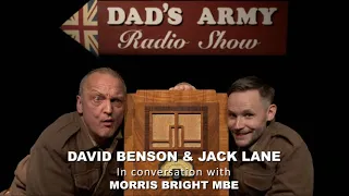 Actors David Benson & Jack Lane in conversation with Morris Bright MBE