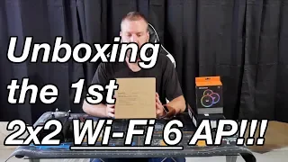 Unboxing the 1st 2x2 Wi-Fi 6 Access Point. (EnGenius EWS357AP)
