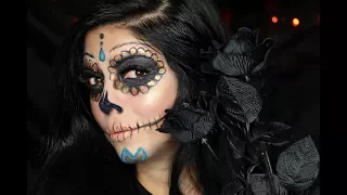 DIA DE LOS MUERTOS DAY OF THE DEAD MAKEUP TUTORIAL + CA LOTTERY CONTEST!