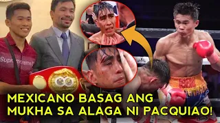 GRABENG BAKBAKAN TO! KNOCKOUT ARTIST NG MEXICO IYAK AT BASAG ANG MUKHA SA ALAGA NI PACQUIAO!