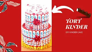 How to make Kinder Chocolate Cake/DIY KINDER CAKE/TORT KINDER