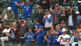 Vlad Jr. hits his first home run