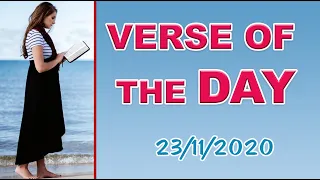 Today's English Bible Verse I Today’s English Bible Words [23/11/2020] I English Bible Verse