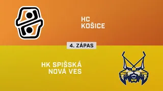 4. zápas semifinále play-off Košice – Spišská Nová Ves 4:2 (HIGHLIGHTY)