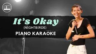 IT'S OKAY (NIGHTBIRDE) | PIANO KARAOKE | ACCOMPANIMENT WITH LYRICS | America's Got Talent 2021