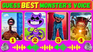 💥 The Best Guess Monster Voice Siren Head, CatNap, Huggy Wuggy, Choo Choo Charles Coffin Dance