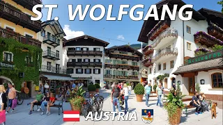 ST. WOLFGANG │ AUSTRIA.  Beautiful Austrian town by the Wolfgansee. Day trip. HD