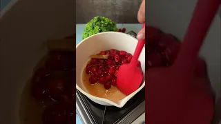 10 mins easy Cherry Compote recipe by MasterChef Oindrila Bala | preserve cherry compote for 1 year