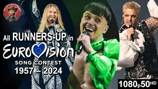 All Runners-Up 🥈 in Eurovision Song Contest (1957-2024)