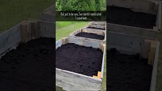 I built 5 raised garden beds in hopes that NOTHING would grow