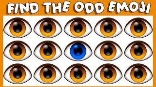 Spot The ODD One Out #272 | HOW GOOD ARE YOUR EYES | Emoji Puzzle Quiz