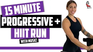 Progressive + HIIT Treadmill Run | Follow Along with Rachael! #IBXRunning