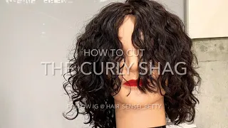 Curly Hair Shag, Step by Step