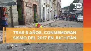 Conmemoran sismo de 2017 en Oaxaca; izan bandera a media hasta por víctimas de Juchitán