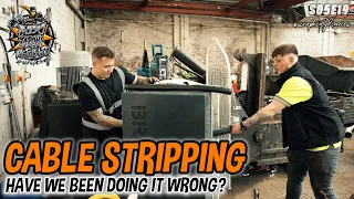 CABLE STRIPPING | Scrap King Diaries #S05E19