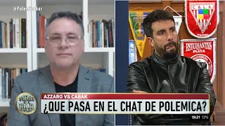 Flavio Azzaro vs Horacio Cabak | ¿Qué pasa en el chat de Polémica?