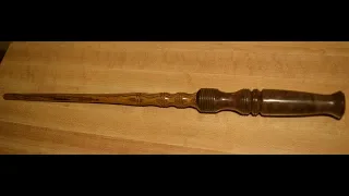 DIY magic wand (easy lathe project)