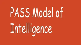 PASS theory of intelligence (ch.1)
